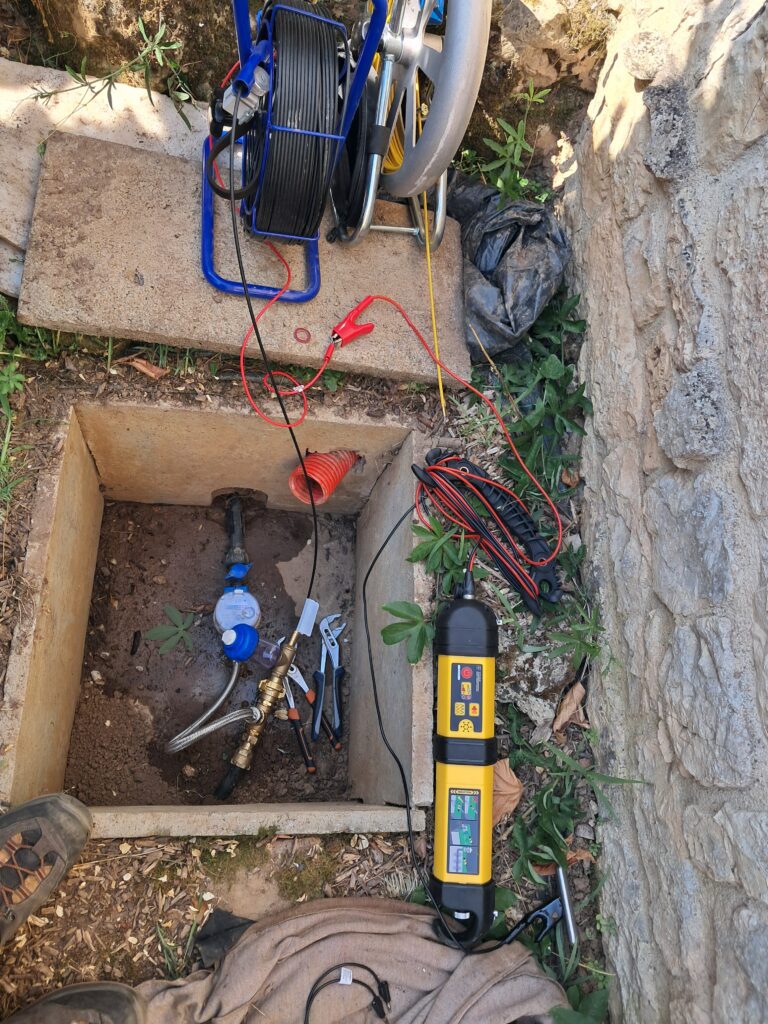 recherche de fuite d'eau à Langon par système électroacoustique Pipemic